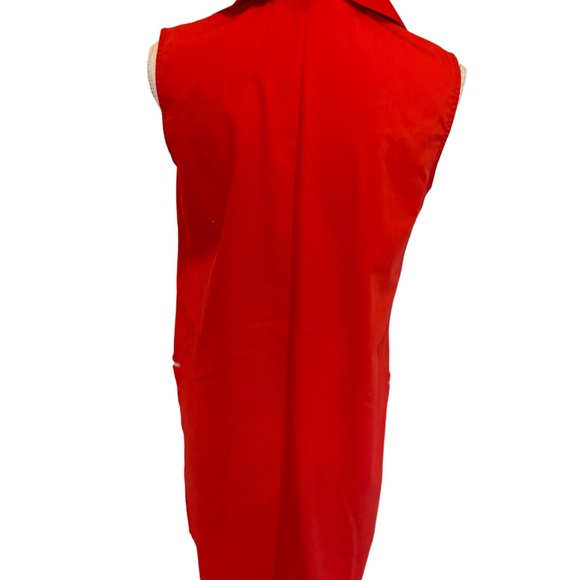 Vintage KENROSE Ken Robes Size 12 Embroidered Red Lounge Day Dress Robe Zip Up - Picture 4 of 16